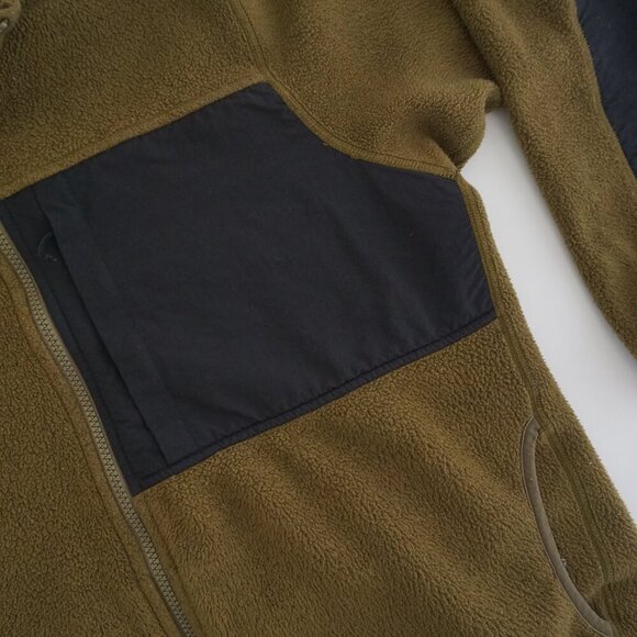 Mountain Equipment Company MEC Green Fleece Zip Up Hiker Outdoors Sweater Medium - Picture 9 of 10